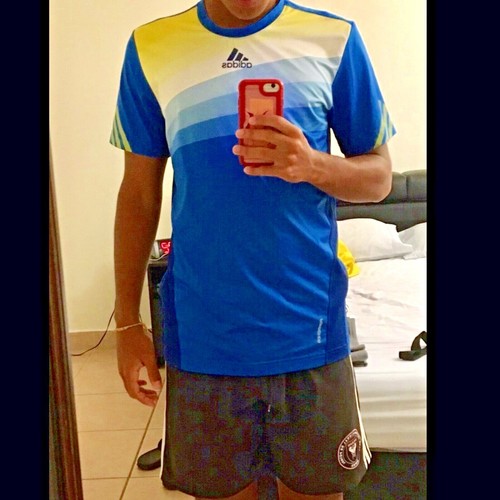 Adidas Vintage Rare Adizero Blue Yellow Soccer Silky Shiny Jersey Shirt ...