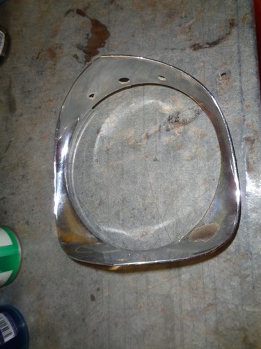 1966 Cadillac Top Chrome Headlight Bezel Door 66 DeVille Calais Eldorado 1485308 - Picture 4 of 11