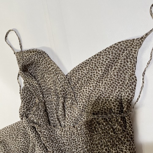 Camicia da notte Neiman Marcus 100% seta slip dress ? Orlo asimmetrico TG L - Foto 7 di 7