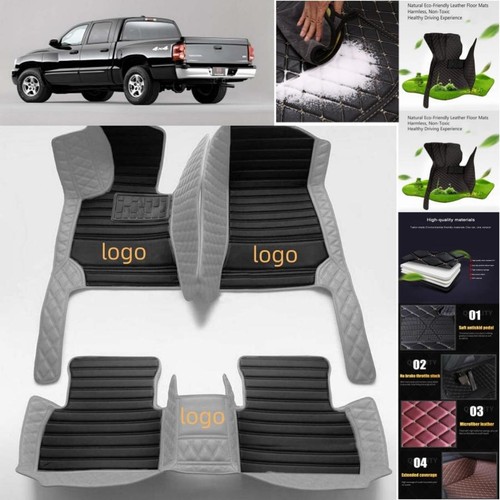 For Dodge RAM 1500 Full Cab Dakota Car Floor Mats All Weather Luxury Leather Pad
