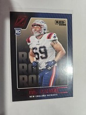 2022 Panini Zenith - Rookies Red Zone #173 New England Patriots (RC)