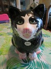 Vintage 1989 Hand Painted Clay Art Cat Pitcher BEAUTIFUL MUST SEE