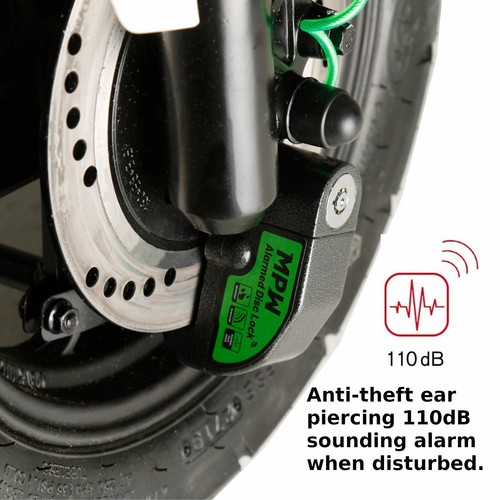 MPW Motorrad Motorrad Roller Kettenschloss & Bodenanker & Scheibenschloss - 2M - Bild 7 von 8