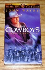 The Cowboys (VHS 1997 Warner Bros Westerns Collection) John Wayne Bruce Dern NEW