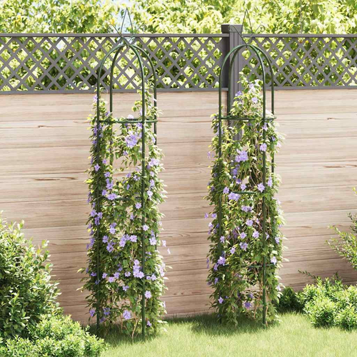 2Pc Garden Arch Tower Trellis for Climbing Plants Support - Picture 10 of 12