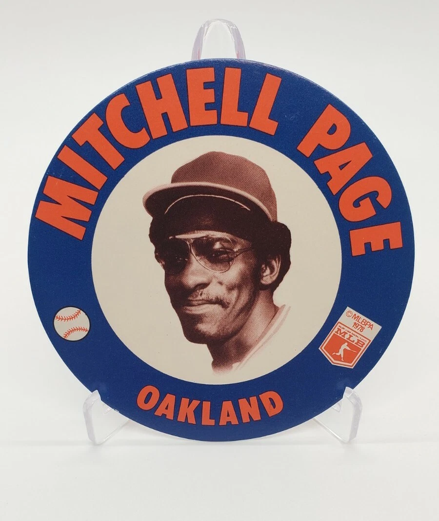 VINTAGE 1978 PAPA GINO'S MITCHELL PAGE OAKLAND A'S COLLECTOR'S SERIES #39