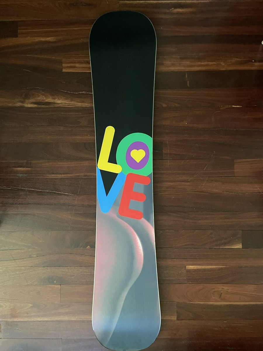 Burton LOVE Playboy Snowboard 155cm BNIB MINT Collectors NOS 2009