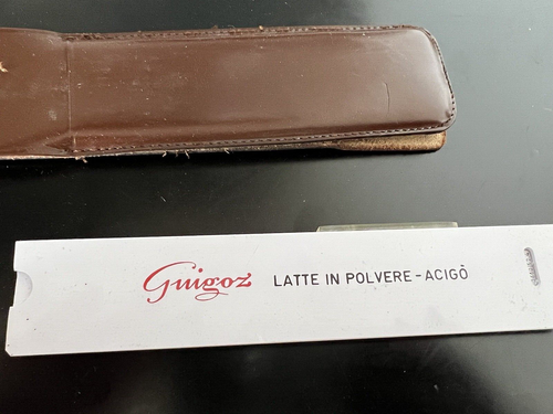 🔴 Regolo GUIGOZ calcolatore disegno tecnico fodero pelle vintage - Imagen 5 de 9