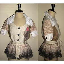 Veste Originale ANGELS NEVER DIE en S ou 36 Patchwork Multicolore Perlé Neuve !