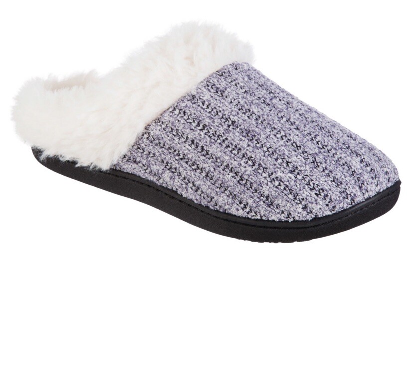 Indoor Outdoor Womens Isotoner Memory Foam Slippers Slide Slippers