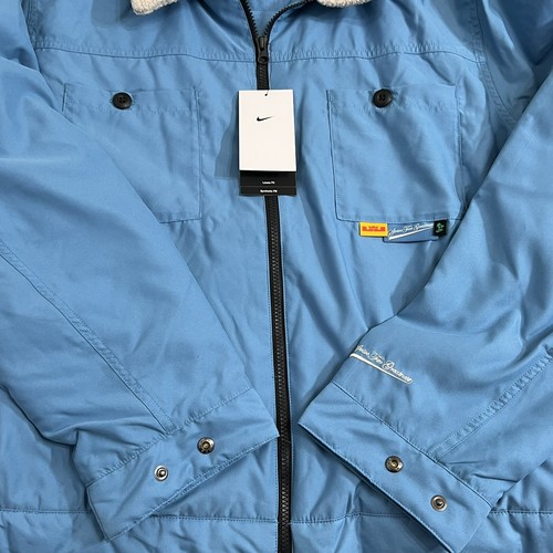 Nike Herren 2XL LeBron Basketball Spiel Mantel Jacke lockere Passform blau Pearl King James - Bild 6 von 12