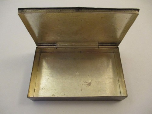 Vintage Solid Sterling Silver Jewelry Trinket Box Ornate Colorful Floral Enamel - Picture 4 of 13