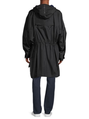 Authentic Moncler Grenoble Fiernaz Hooded Charcoal Jacket Coat Size 5 XXL - Picture 2 of 3