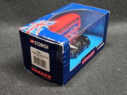 Corgi Diecast The London Scene Route Master Bus with Taxi - Picture 3 of 5
