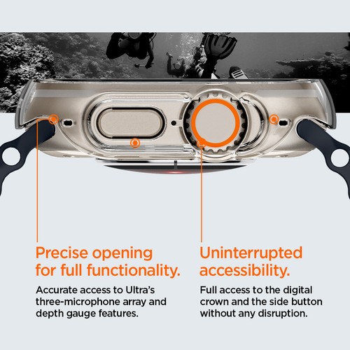 Für Apple Watch Ultra 3 / 2 / 1 (49mm) Hülle | Spigen [Thin Fit] Slim Cover - Bild 28 von 31