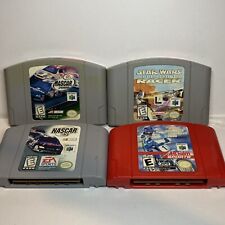 Nintendo 64 Star Wars Racer, NASCAR 99, NASCAR 2000, Supercross 2000 N64 Lot