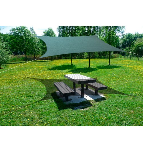 Outdoor Sun Shade Sail Canopy Shelter Cover Patio Awning Garden Pool Square - Picture 1 of 8