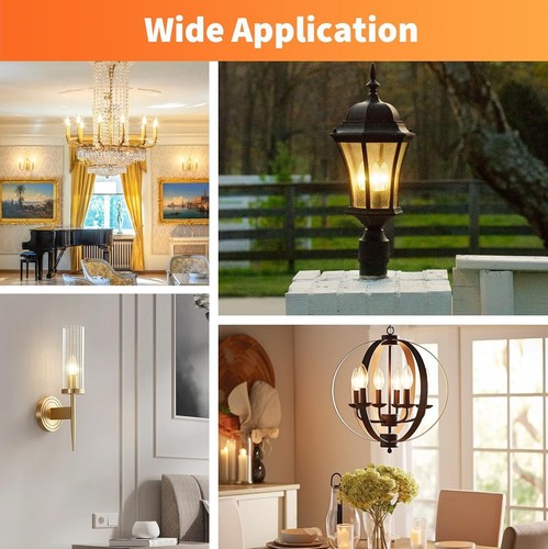 Energy-Efficient 800LM E12 Candelabra LED Bulb - 2700K Soft White, 12 Pack - Picture 9 of 9