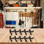 Tool Organization Hooks Vertical Siding Hooks Maximize Storage Efficiency
