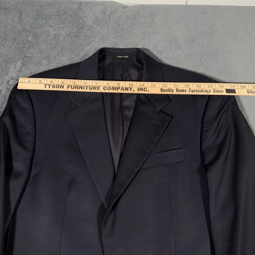 Lauren Ralph Lauren Blazer Mens 38R Navy Wool Gold Crest Two Button Classic - Picture 12 of 22