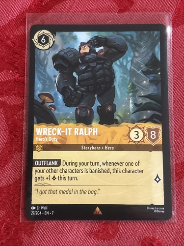 Lorcana Archazia's Island - Wreck It Ralph - Hero's Duty - 27/204 - Rare - Picture 1 of 7