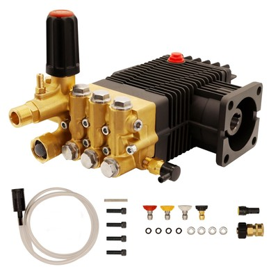 #ad Pressure Washer Pump 3 4quot; Shaft Horizontal Triplex Plunger 3700 PSI 2.5 GP... $215.06