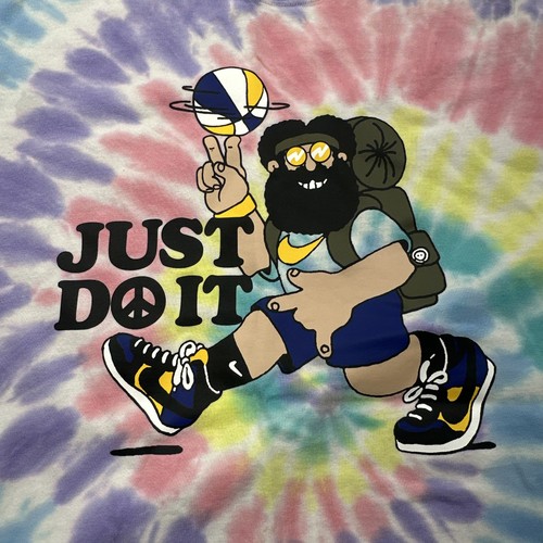 Nike T-Shirt Peace Love Basketball Festival Wanderer Tie Dye Medium CV2094-101 - Bild 2 von 8