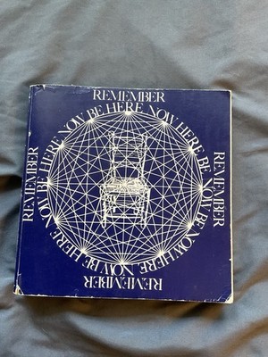 Ram Dass Be Here Now PB 1971 Illustrated Body Mind & Spirit Mindfulness