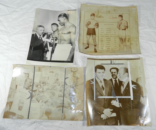 Lot of 4 Vintage Press Photos - Muhammad Ali / Cassius Clay - 1963 - 1975 - Picture 1 of 12