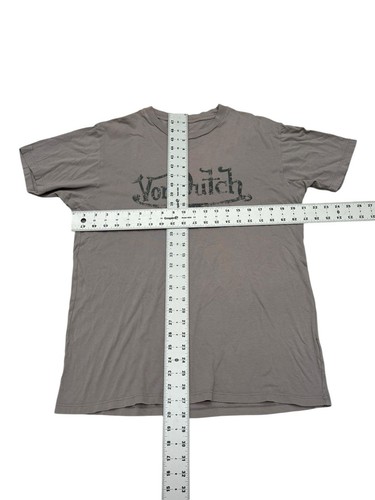 Von Dutch Originals Y2K T Shirt Mens L Grey Made In USA - Picture 7 of 7