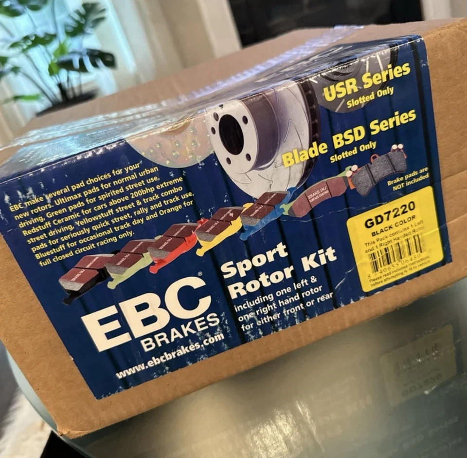 Juego de rotores de freno de disco EBC - Rotores delanteros GD 2004 a través de Nissan Máxima 2005 3,5 Foto 2 de 3