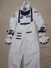 NASA Flight Suit Costume White Complete With ...
