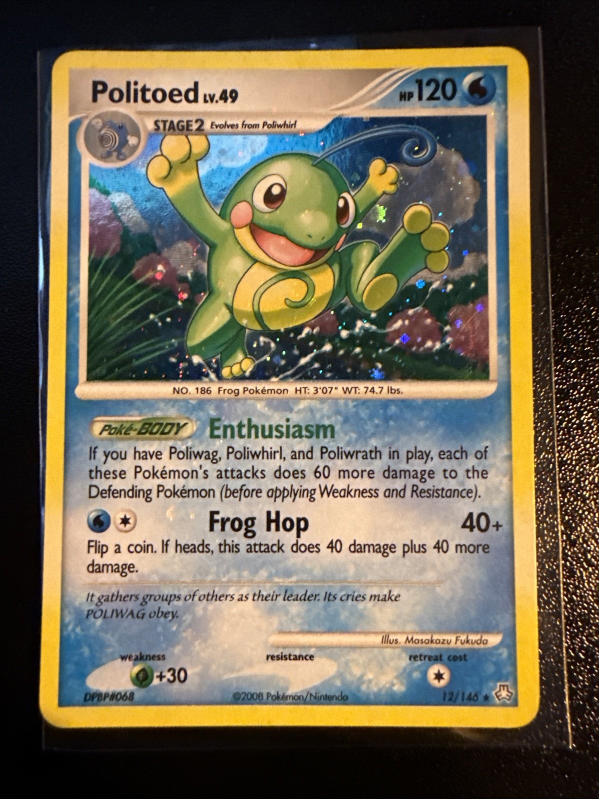 Politoed 12/146 Legends Awakened Holo LP