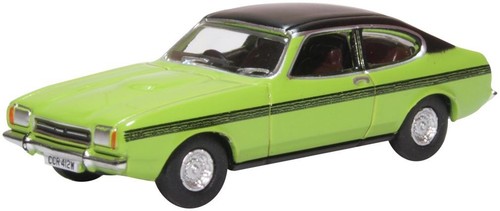 FORD CAPRI MKII CAR - LIME GREEN (ONLY FOOLS AND HORSES) - 1:76 - OXFORD