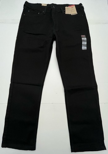 Men’s LEVI’S 511 Slim Fit Mid Rise Jeans Black Stretch Denim Size 38X30 NWT