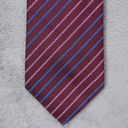 Burberry London Mens Multicolor Stripe Neck Tie 100% Silk Italy - Picture 7 of 10