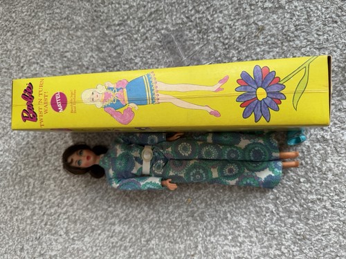 Barbie Twist N Turn Waist Doll 1969 Vintage Mattel 1160 dunkelbraun - Box & Ständer - Bild 11 von 15