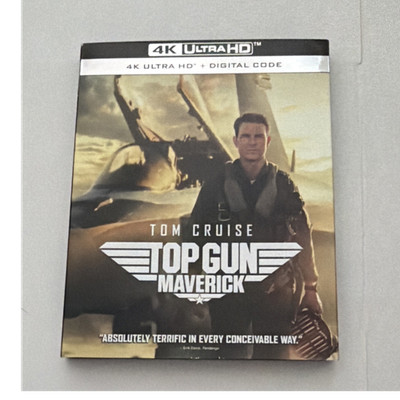 Paramount Top Gun Maverick 4K Ultra HD Blu-ray Digital Code Bonus Tom Cruise