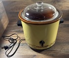 Vintage Rival Crock Pot Slow Cooker 3.5 qt Avocado Green Model 3100/2 Tested
