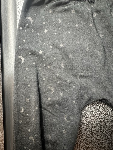 Leggings neri bambina XS Capelli stelle della luna - Foto 2 di 4