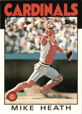 1986 Topps Traded #46T Mike Heath GREAT CARD!!