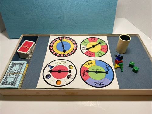 Vintage 1985 Go For Broke Spend A Million Board Game Selchow & Righter Complete - Picture 4 of 7