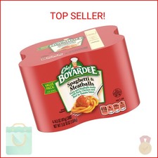 Chef Boyardee Spaghetti and Meatballs, 14.5 Oz Cans, Pack of 4