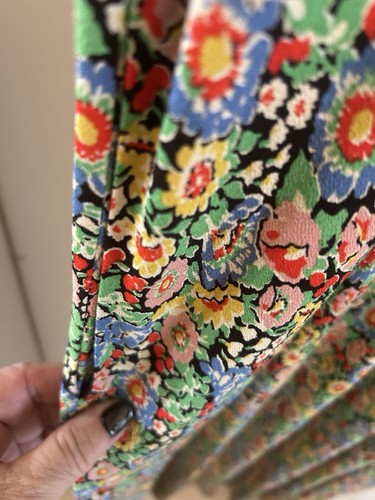 BNWT BODEN FLORAL MIDI DRESS SIZE 22L POCKETS SIDE ZIP V NECK BALLOON SLEEVES - Picture 11 of 20
