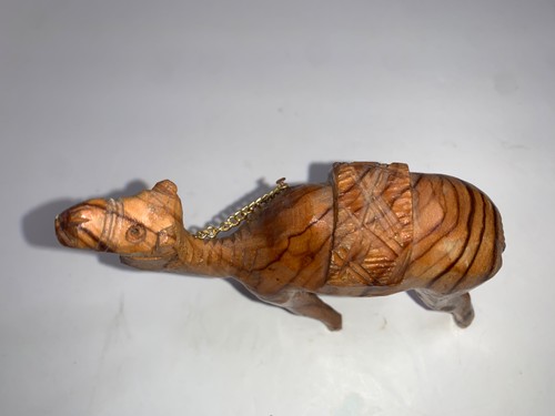 Kamelfigur aus Holz handgeschnitzt - Bild 2 von 5