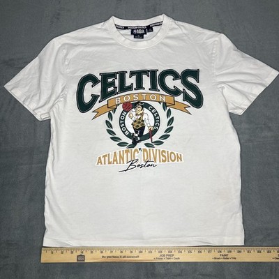 NBA Josh Denzel Boston Celtics Shirt Mens M White Graphic Tee Atlantic Division