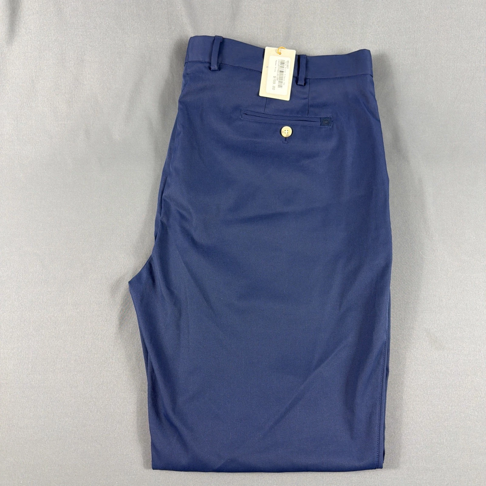Peter Millar Golf Pants Crown Sport Raleigh 42 x 32 Navy Blue NWT MSRP $160