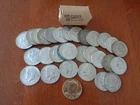 Lot of 50 Kennedy Half Dollar Coins 40% Silver, Dates: 1965-1969