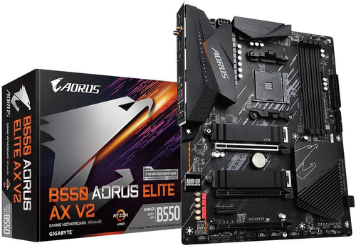 Gigabyte B550 AORUS ELITE AX V2 (AMD Ryzen 5000/B550/Atx/True 12+2 Phases Dig... - Picture 10 of 12