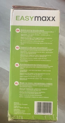 EasyMaxx Platzsparender Fahrradständer senkrechte Lagerung, original verpackt  - Bild 3 von 3